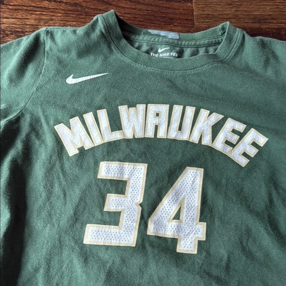 Nike Kids Green Milwaukee Tee